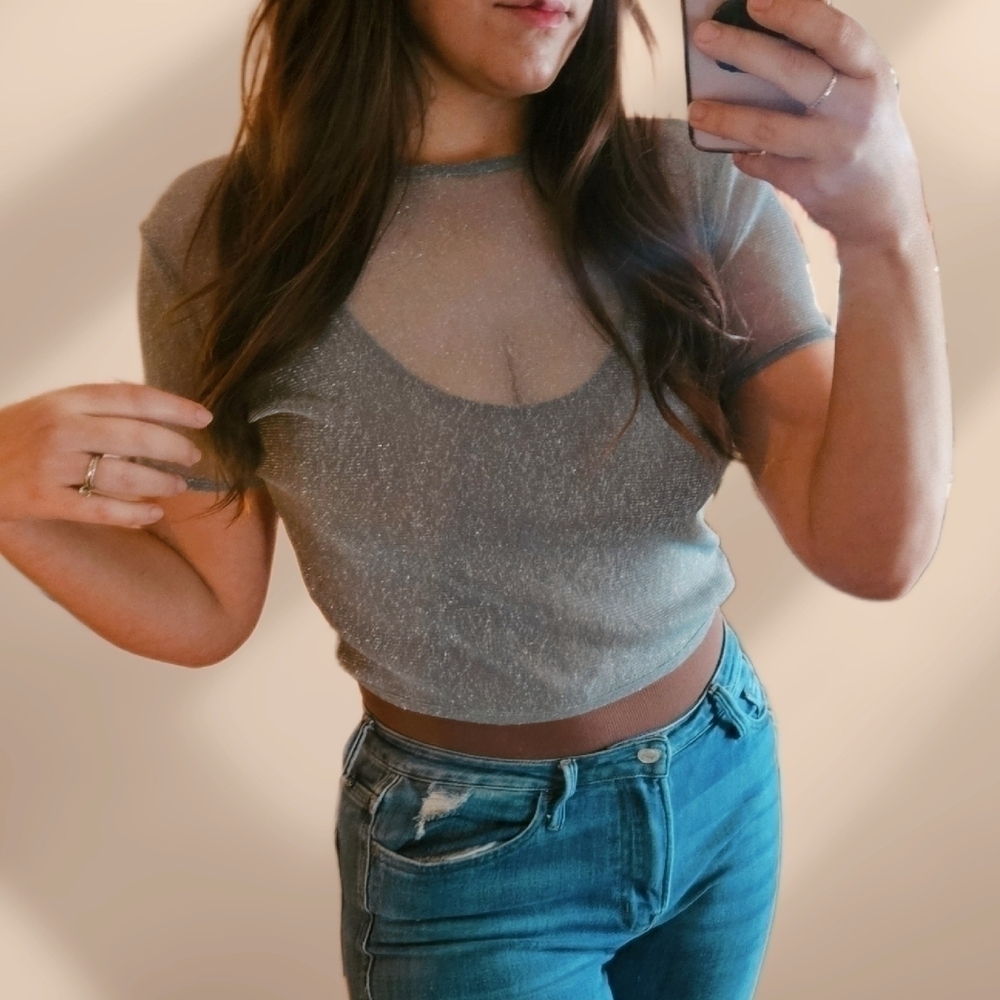 Brandy Melville Sheer top